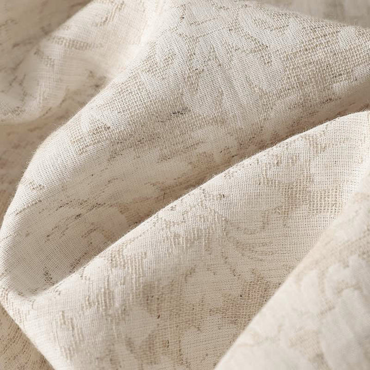 Chemise à manches longues en coton et lin Buddha Stones pour femme, motif texturé, fermeture à boutons brandebourg. - image 6