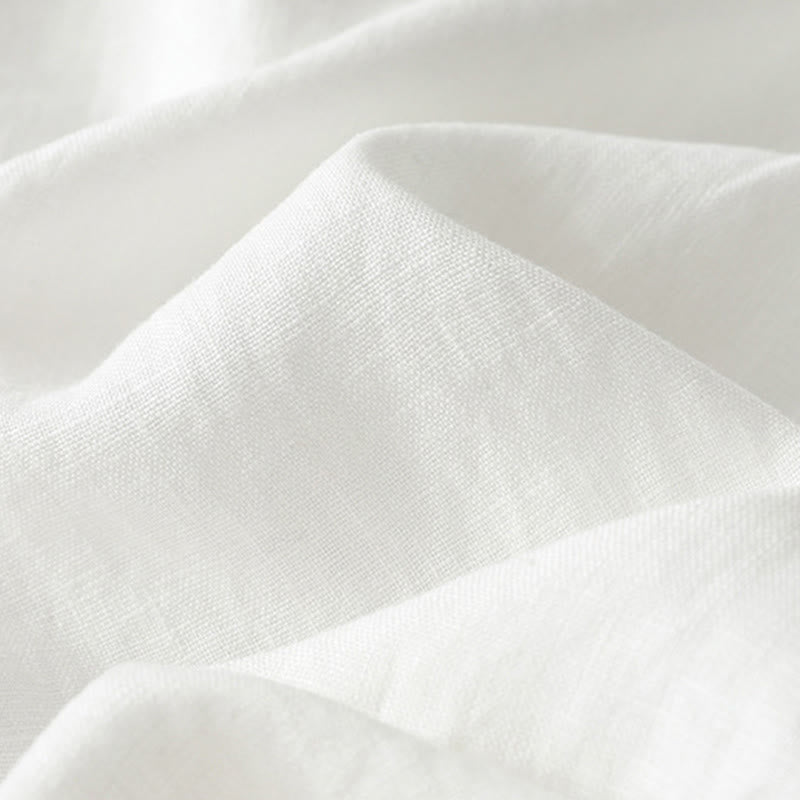 Pantalon large en coton avec poches, couleur unie, fermeture éclair, idéal pour l'automne et parfait pour les déplacements des femmes (Buddha Stones). - image 16