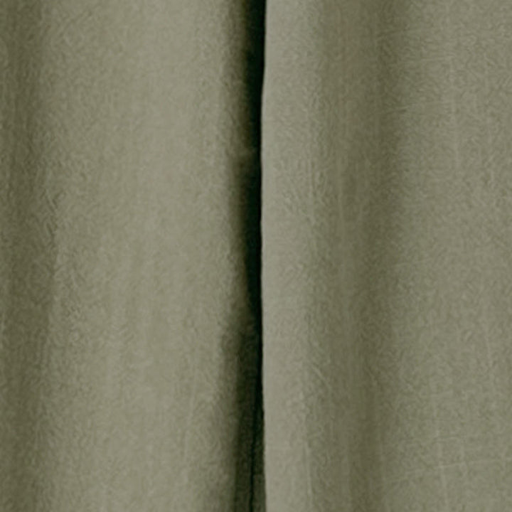 Pantalon large en coton et lin uni pour femme, avec cordon de serrage et poches, longueur cheville , de la Buddha Stones - image 8