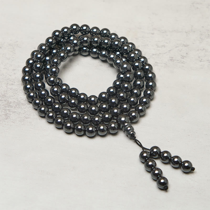 Buddha Stones Mala de 108 perles térahertz pour une clarté optimale - 10 mm - image 0