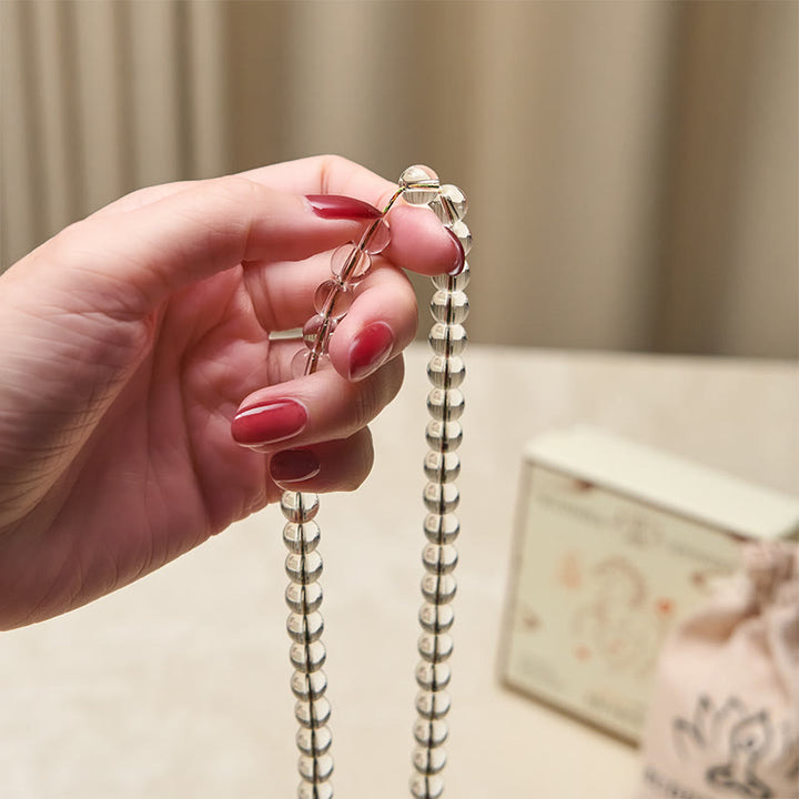 Mala de Buddha Stones Vajra, amulette Liuli, 108 perles, pouvoir spirituel et force - image 5