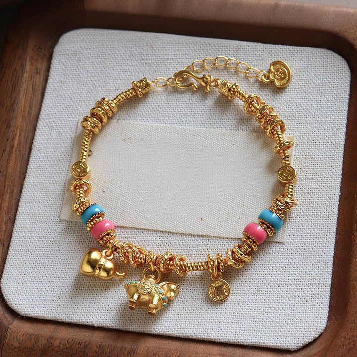 Bracelet d'équilibre en cuivre Buddha Stones Année du Cheval - image 2