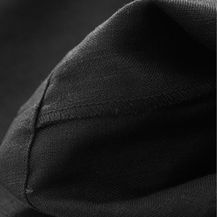 Pantalon en coton uni et simple pour femme, longueur 7-8, avec poches, Buddha Stones - image 9