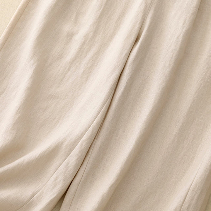 Pantalon en coton uni et simple pour femme, longueur 7-8, avec poches, Buddha Stones - image 15