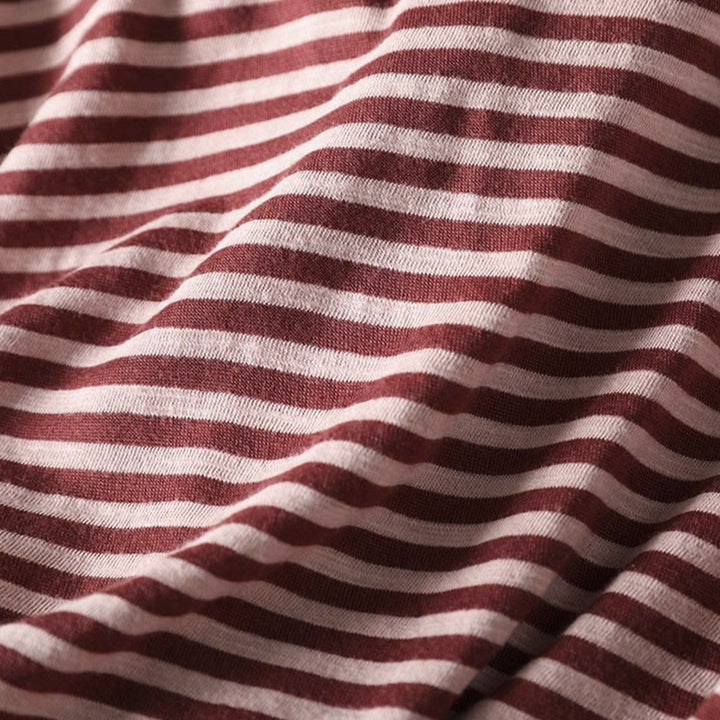 Sweat à capuche en coton à manches longues pour femme, motif rayé printanier Buddha Stones - image 11