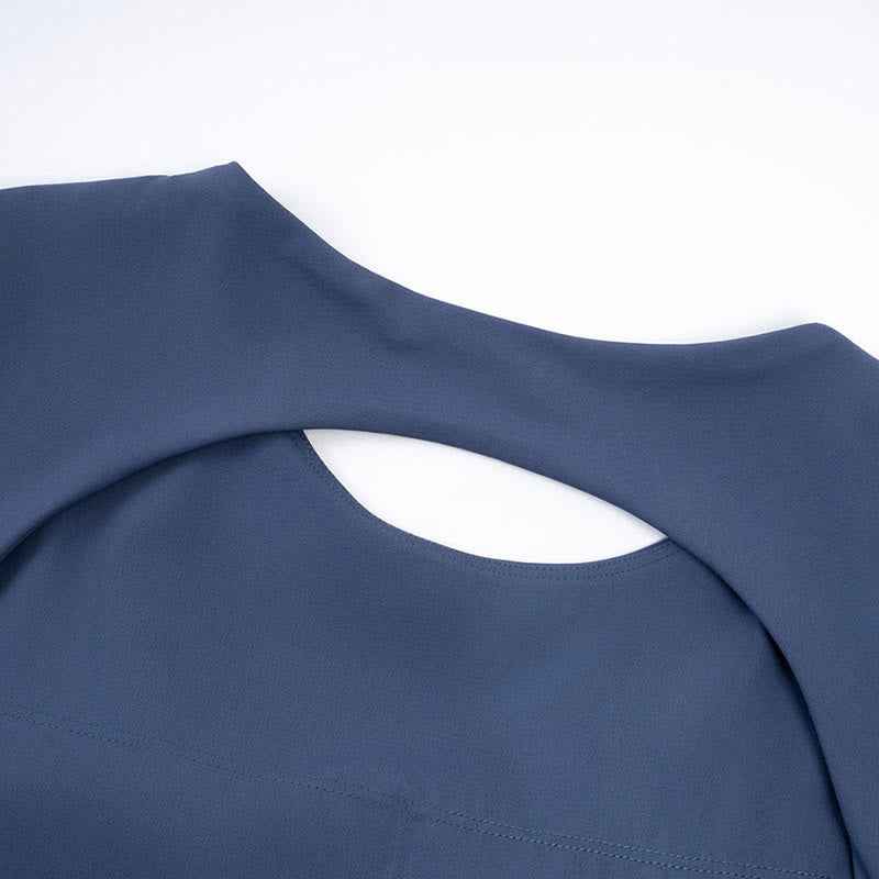 Soutien-gorge dos nu à manches longues Buddha Stones, débardeur de sport, fitness et yoga pour femme - image 15
