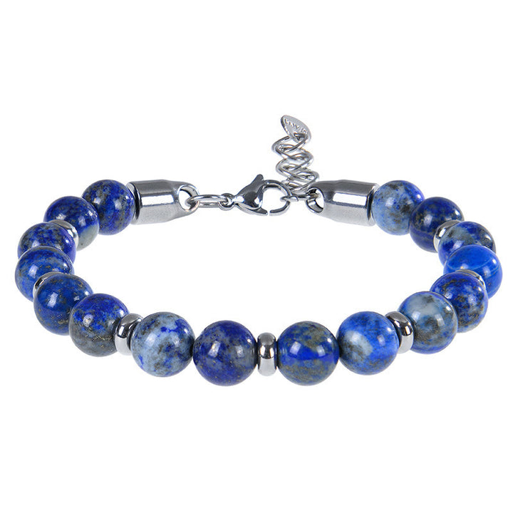 Bracelet de protection en Buddha Stones, œil de tigre et diverses perles de pierres naturelles. - Lazurite (Tour de poignet : 17-20 cm) - image 19