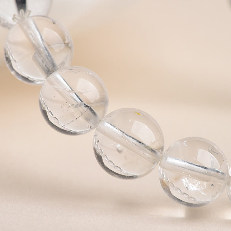 Bracelet de méditation de protection en diamant Herkimer et Buddha Stones - image 15