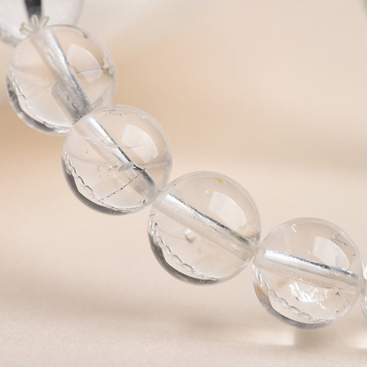 Bracelet de méditation de protection en diamant Herkimer et Buddha Stones - image 15