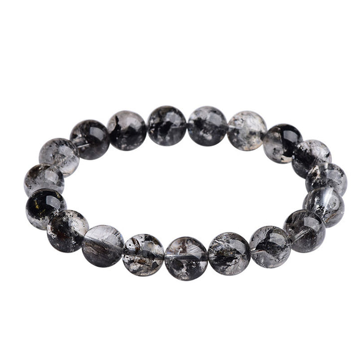 Bracelet de méditation de protection en diamant Herkimer et Buddha Stones - image 3