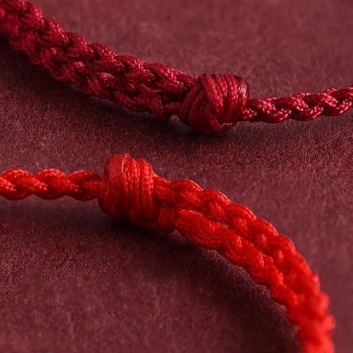 Bracelet porte-bonheur en corde de bois de pêcher naturel sculpté dans des Buddha Stones , orné d'un motif de bon augure - image 12