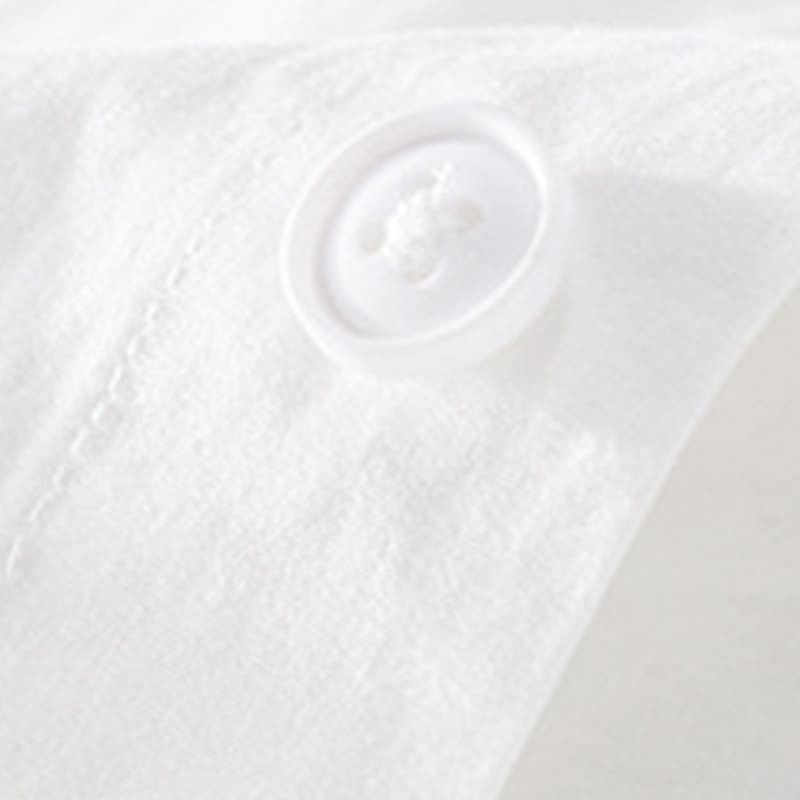 Chemise homme en coton à manches longues, col montant, manches courtes, Buddha Stones, blocs de couleurs automnaux, poches décoratives, boutons décoratifs. - image 11