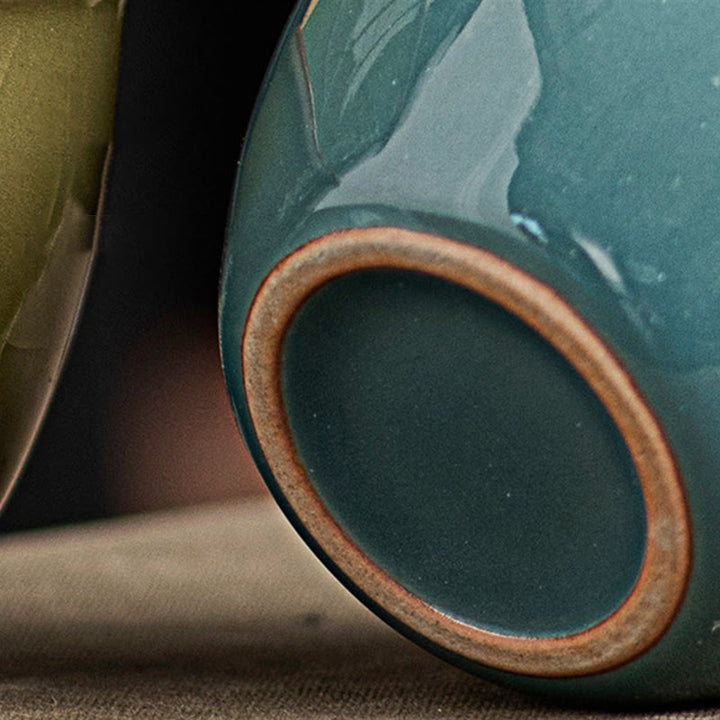 Tasse à thé en céramique de 50 ml, décorée de motifs de carpes koï et peinte à la main, inspirée des Buddha Stones et du kung-fu. - image 2
