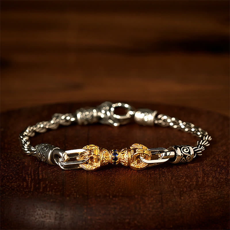 Bracelet porte-bonheur en cuivre et Buddha Stones - image 1