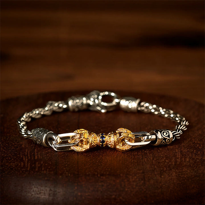 Bracelet porte-bonheur en cuivre et Buddha Stones - image 1