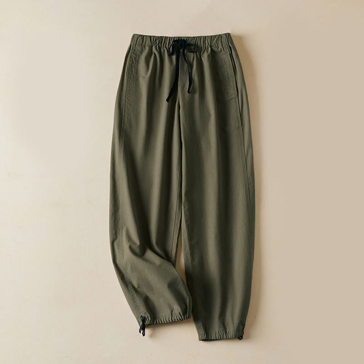 Pantalon cargo femme en coton, longueur 7-8, avec cordon de serrage et poches, motif Buddha Stones Fall - Vert olive - US12，UK/AU16，EU44 (3XL) - image 9
