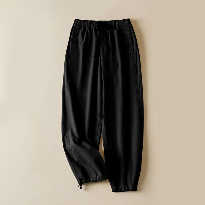 Pantalon cargo femme en coton, longueur 7-8, avec cordon de serrage et poches, motif Buddha Stones Fall - Noir - US12，UK/AU16，EU44 (3XL) - image 11