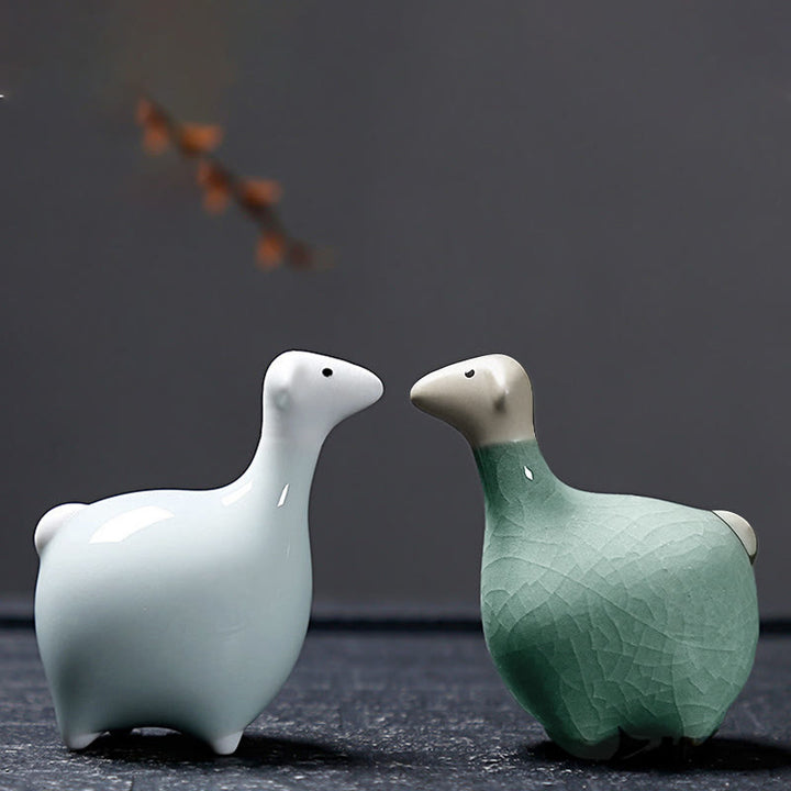 Buddha Stones Zodiaque chinois Thé en céramique pour animaux de compagnie Décoration de la maison - image 40