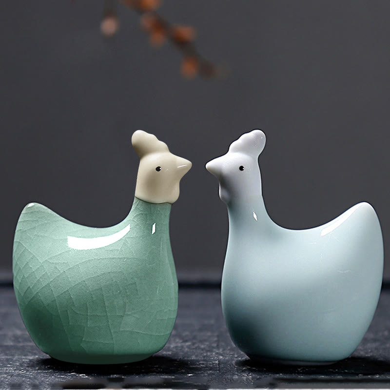 Buddha Stones Zodiaque chinois Thé en céramique pour animaux de compagnie Décoration de la maison - image 42