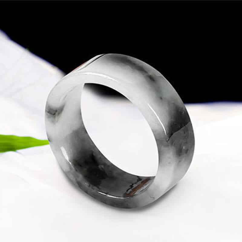 Buddha Stones Bague de Jade porte-bonheur et prospérité - image 7