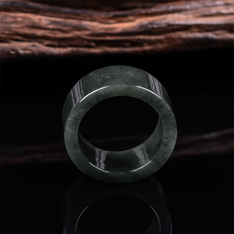 Buddha Stones Bague de Jade pour la Prospérité et l'Abondance - image 3