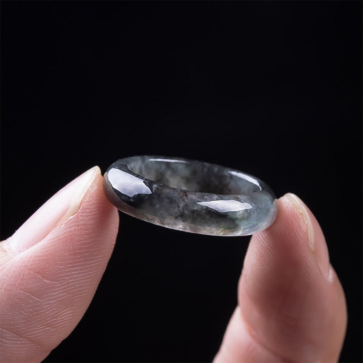 Buddha Stones Bague de Jade pour la Prospérité, la Chance et l'Abondance - image 3