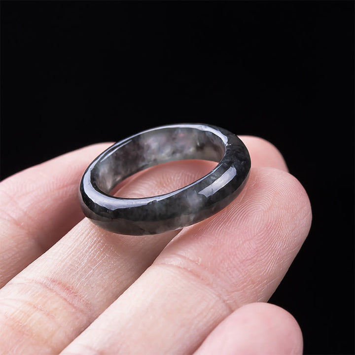 Buddha Stones Bague de Jade pour la Prospérité, la Chance et l'Abondance - image 4