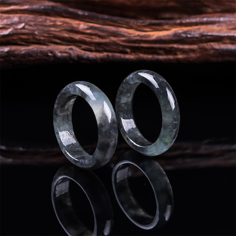 Buddha Stones Bague de Jade pour la Prospérité, la Chance et l'Abondance - image 7