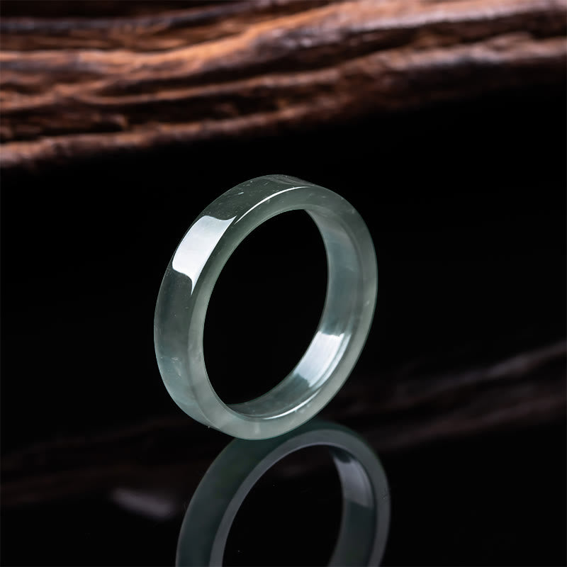 Buddha Stones Bague Jade Abondance et Prospérité - Plusieurs tailles disponibles - Jade naturel (la couleur peut varier) - 21 mm - image 0