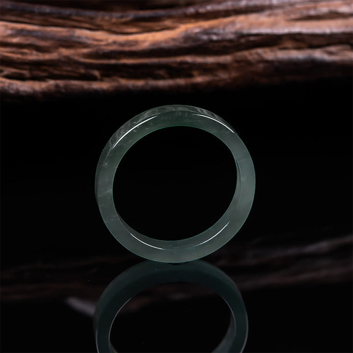 Buddha Stones Bague Jade Abondance et Prospérité - Plusieurs tailles disponibles - image 2