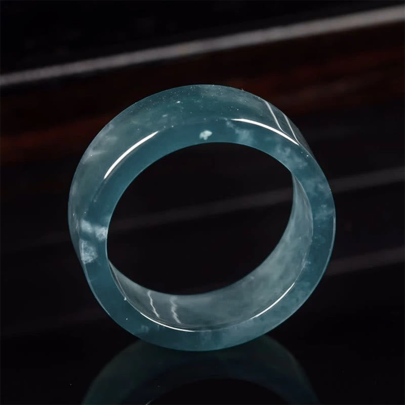 Buddha Stones Bague de Jade Chance Abondance et Prospérité - image 1