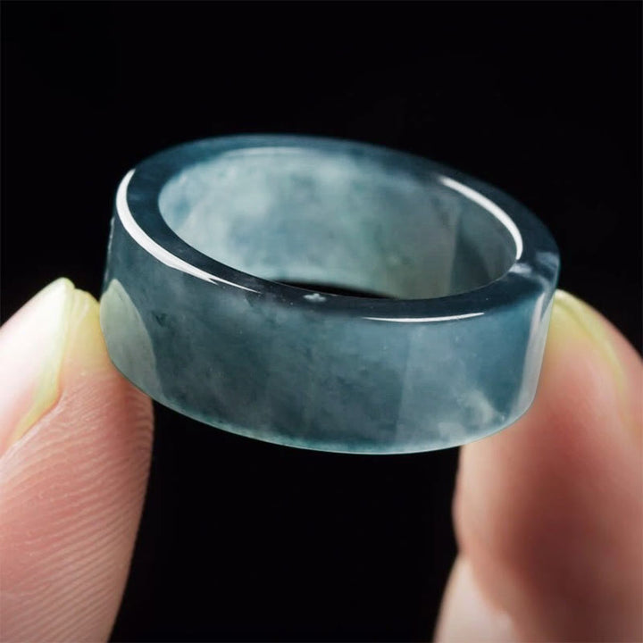 Buddha Stones Bague de Jade Chance Abondance et Prospérité - image 3