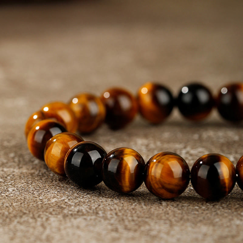 Buddha Stones Bracelet Courage Œil de Tigre Année du Cheval - image 10