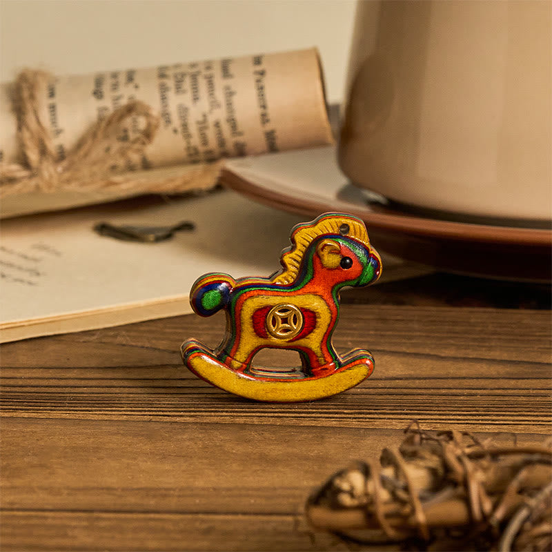 Buddha Stones, Pièce de cuivre Année du Cheval, Eucalyptus arc-en-ciel, Décoration de bureau pour la créativité - image 1