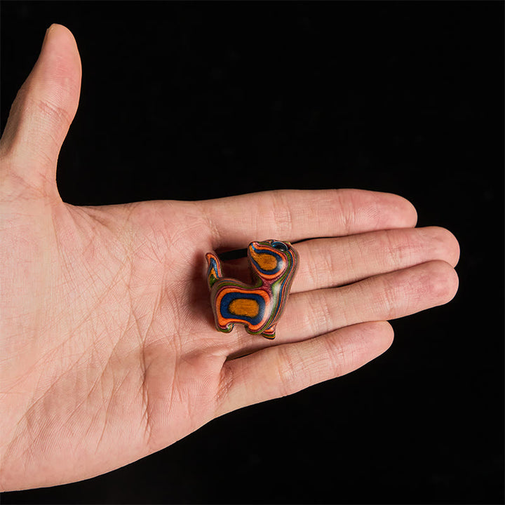 Buddha Stones sculptées, chaton mignon, eucalyptus arc-en-ciel, décoration anti-stress - image 4