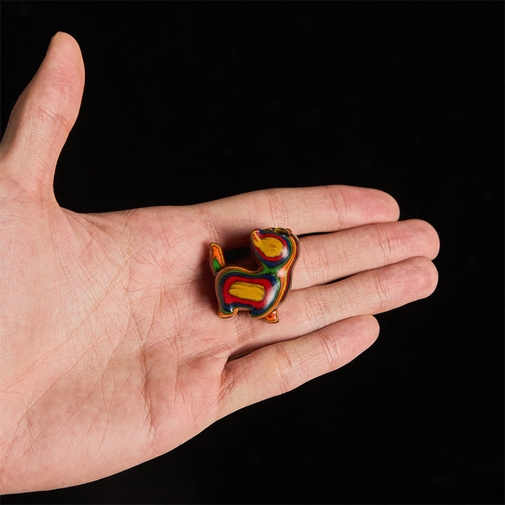 Buddha Stones sculptées, chaton mignon, eucalyptus arc-en-ciel, décoration anti-stress - image 12