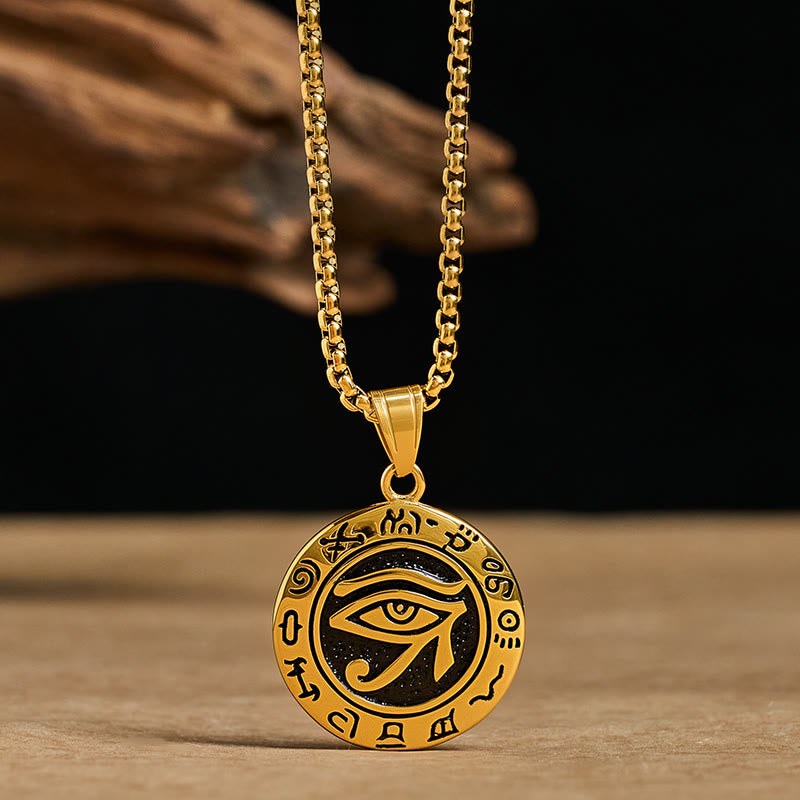 Pendentifs d'équilibre œil maléfique en acier titane et Buddha Stones - image 8