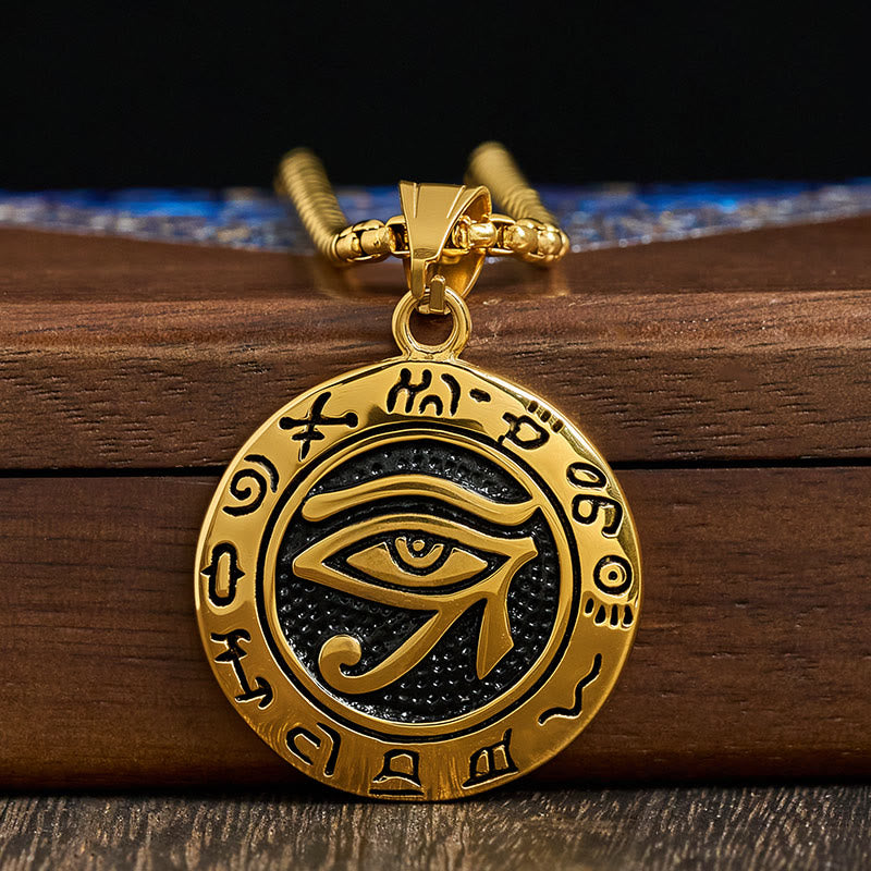 Pendentifs d'équilibre œil maléfique en acier titane et Buddha Stones - image 10