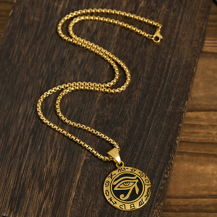 Pendentifs d'équilibre œil maléfique en acier titane et Buddha Stones - image 11