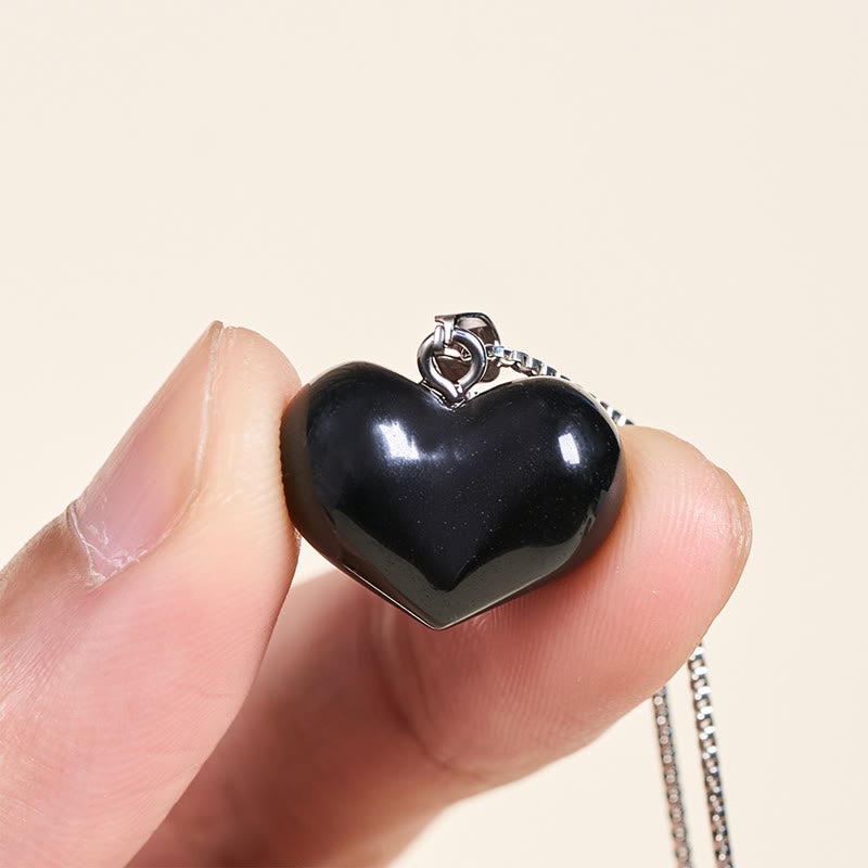 Collier pendentif en forme de cœur Buddha Stones : améthyste, topaze, cristal rose, opale, œil de tigre, cristal blanc, jaspe rouge, amazonite, aventurine verte, obsidienne noire, citrine. - image 41