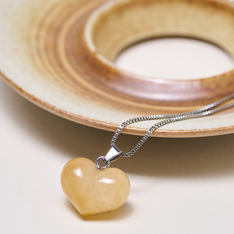 Collier pendentif en forme de cœur Buddha Stones : améthyste, topaze, cristal rose, opale, œil de tigre, cristal blanc, jaspe rouge, amazonite, aventurine verte, obsidienne noire, citrine. - image 7