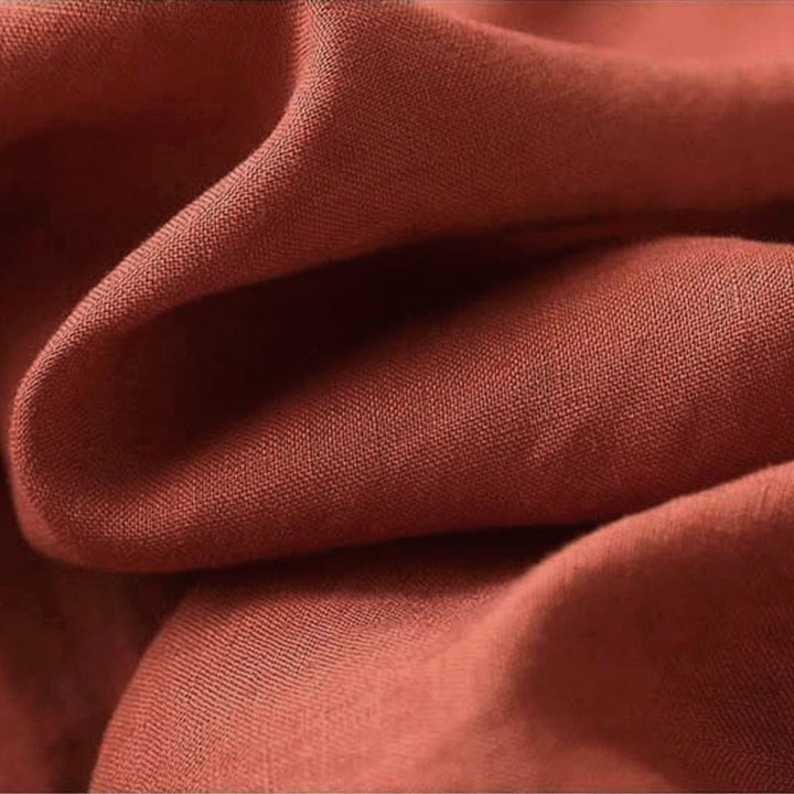 Chemise à manches longues pour femme avec broderie florale rétro en Buddha Stones - image 7