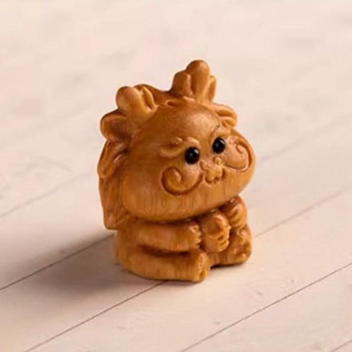 Buddha Stones Porte-clés de bénédiction « Année du Cheval » en bois de santal rouge, étoile, lune et graine de Bodhi - image 21