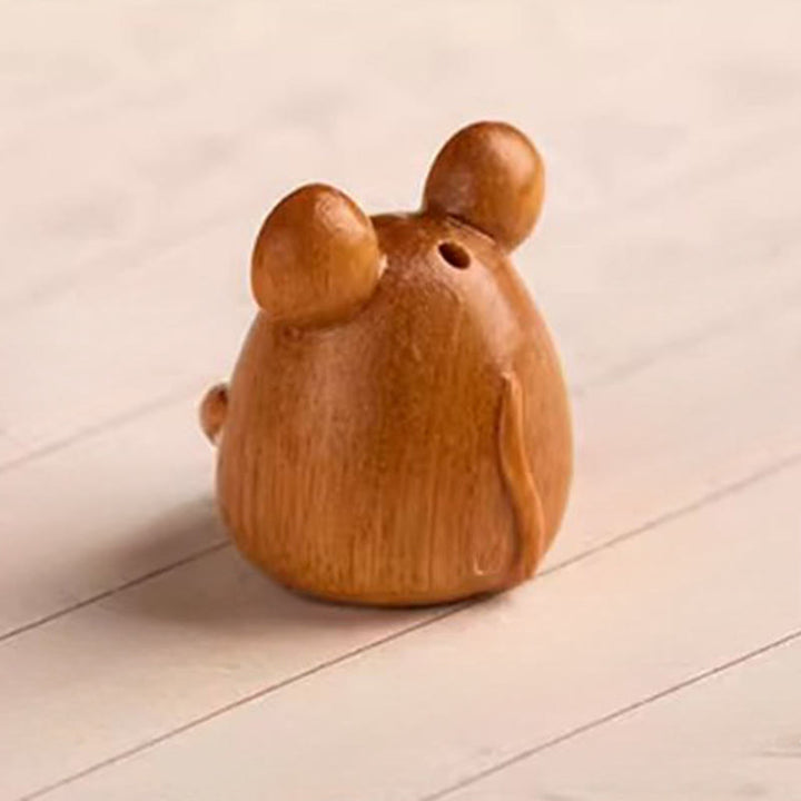 Buddha Stones Porte-clés de bénédiction « Année du Cheval » en bois de santal rouge, étoile, lune et graine de Bodhi - image 10