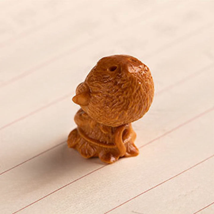 Buddha Stones Porte-clés de bénédiction « Année du Cheval » en bois de santal rouge, étoile, lune et graine de Bodhi - image 37