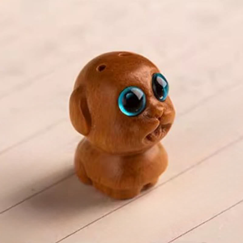 Buddha Stones Porte-clés de bénédiction « Année du Cheval » en bois de santal rouge, étoile, lune et graine de Bodhi - image 42