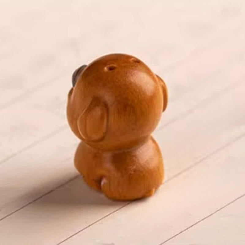 Buddha Stones Porte-clés de bénédiction « Année du Cheval » en bois de santal rouge, étoile, lune et graine de Bodhi - image 43
