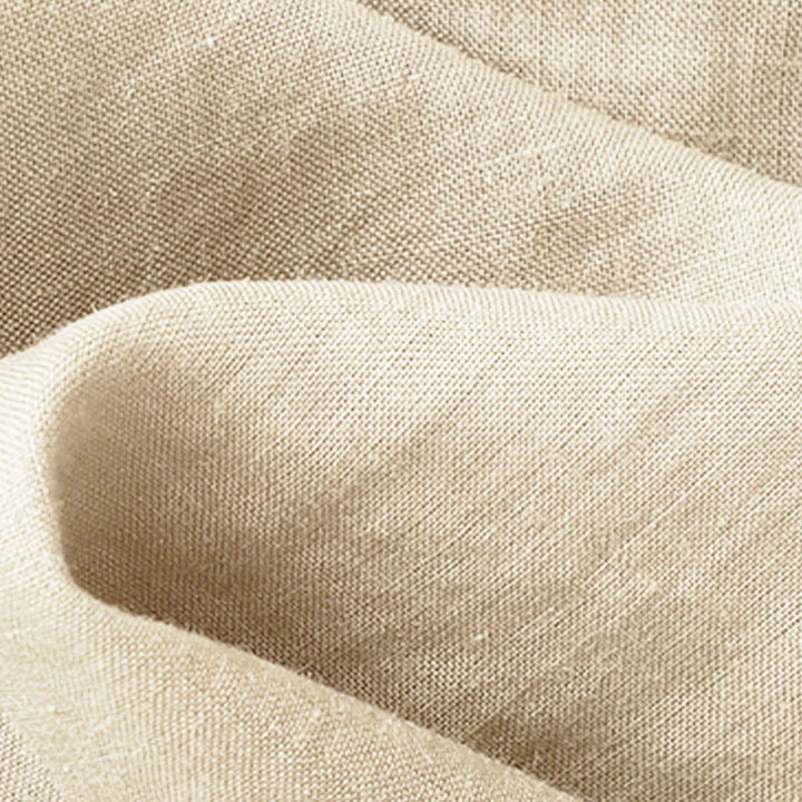 Buddha Stones Chemise d'été pour femme en coton, manches courtes, col montant, fente latérale et boutons brandebourg - image 3