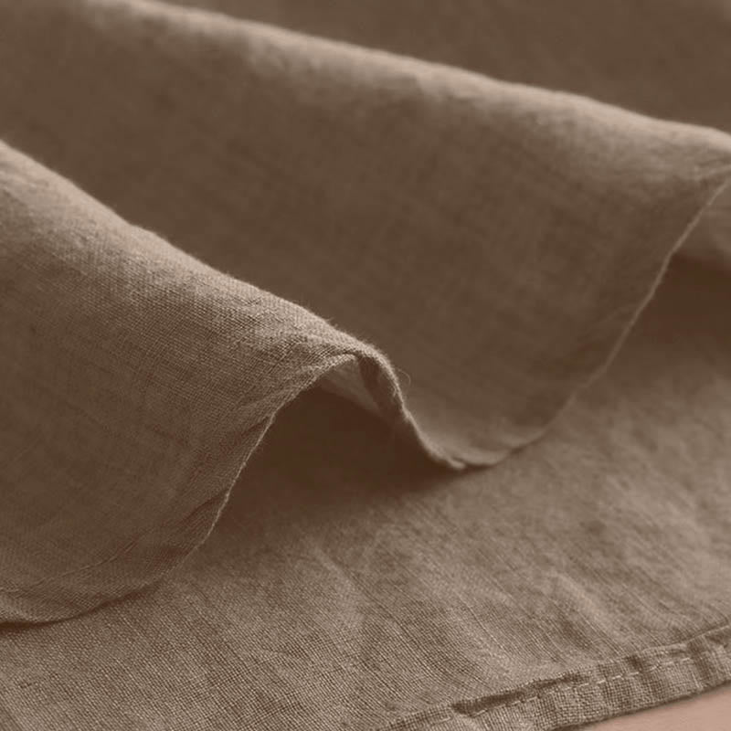 Chemise décontractée à manches trois-quarts et col rond ajouré pour femme avec Buddha Stones - image 10