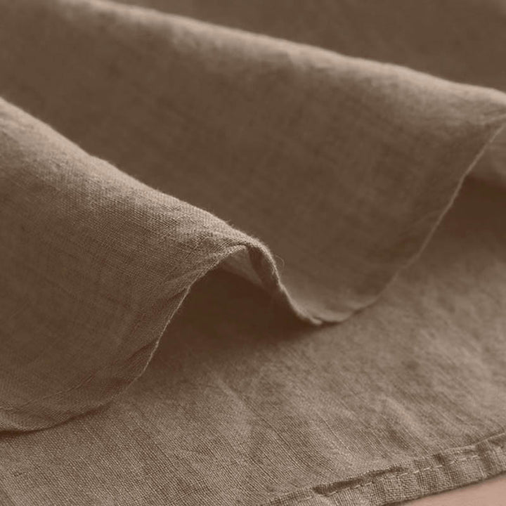 Chemise à manches trois-quarts pour femme, style décontracté, unie, à col rond ajouré, ornée de Buddha Stones - image 10